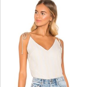 NWT Superdown tie strap top